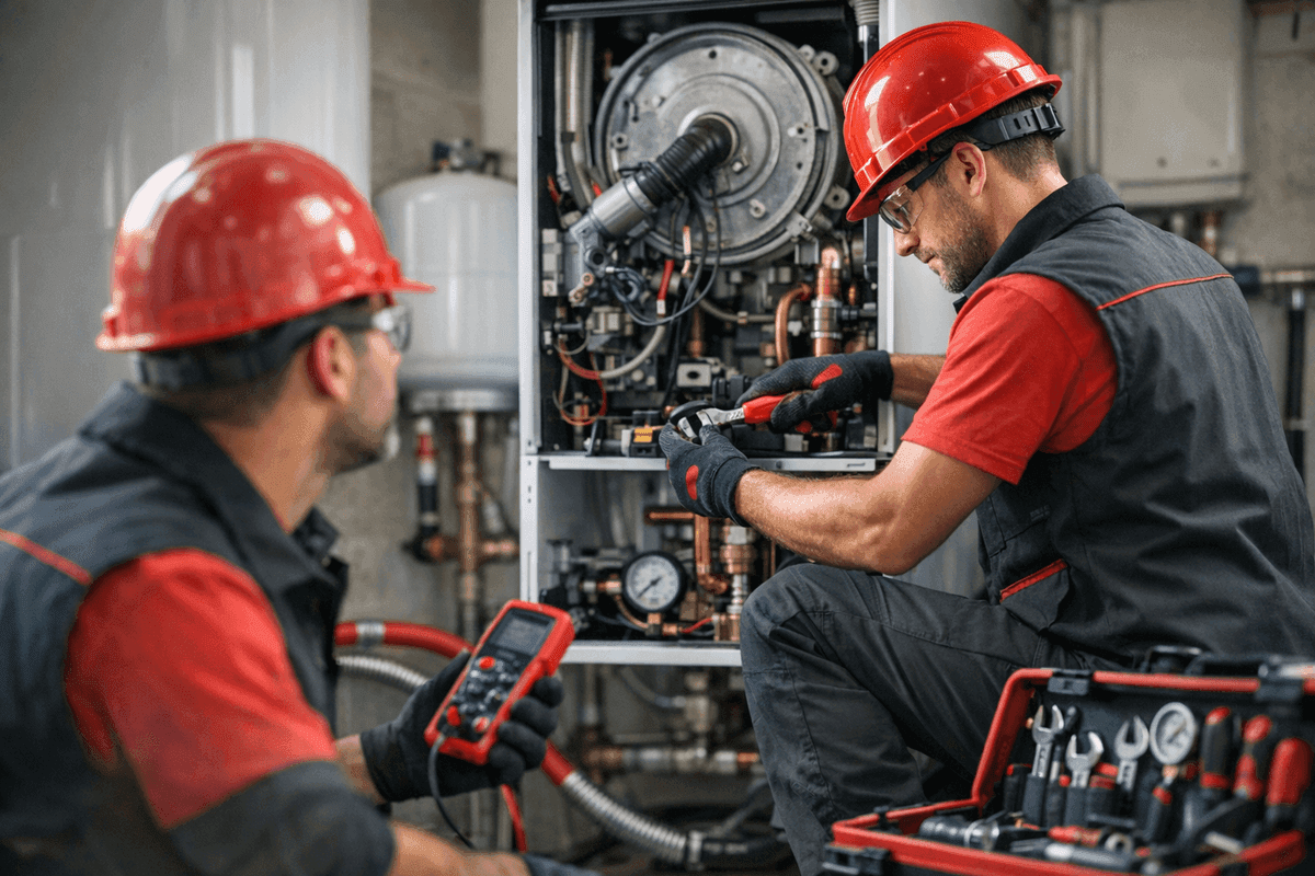 Boiler Repair service by South Hills Plumber