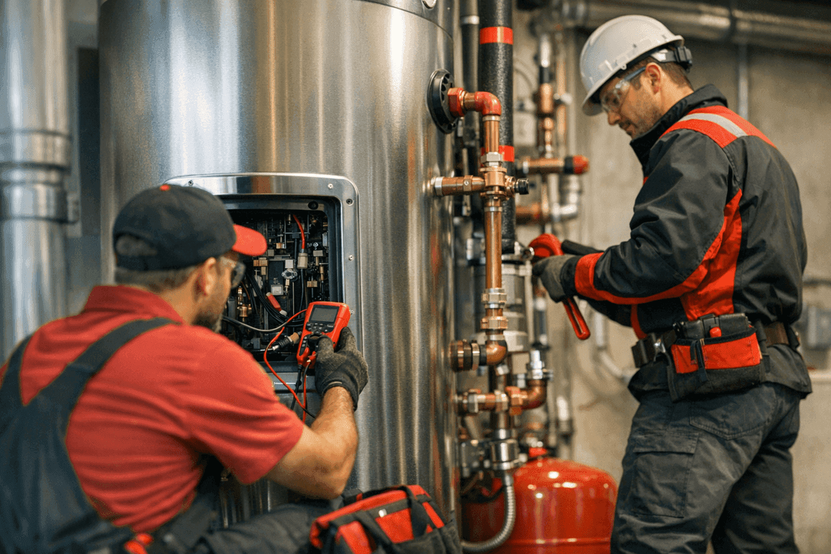 Commercial Water Heaters service by South Hills Plumber