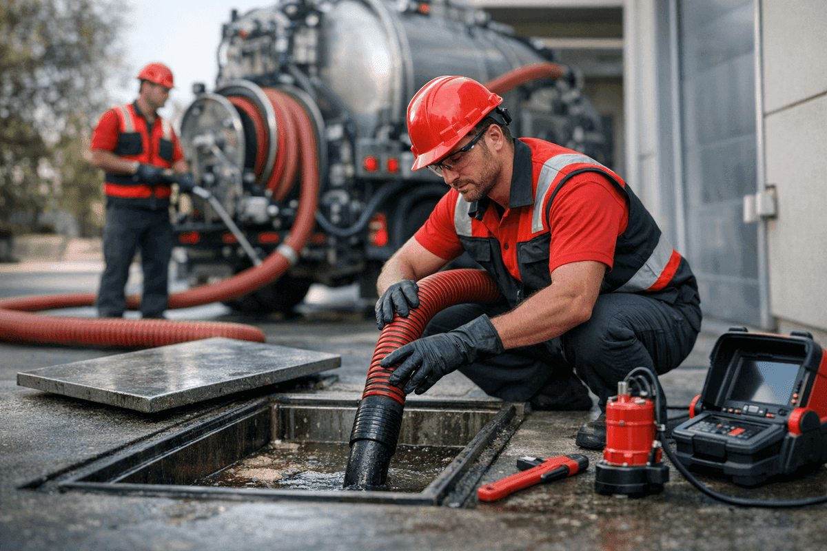 Grease Trap Maintenance service by South Hills Plumber