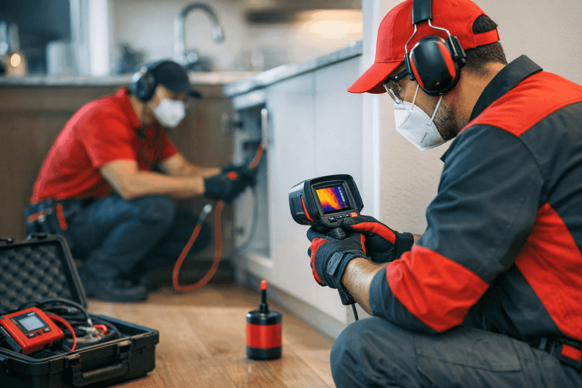 Leak Detection service by South Hills Plumber